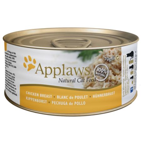 Applaws Adult Cat Food in Broth Tins (Chicken Breast)