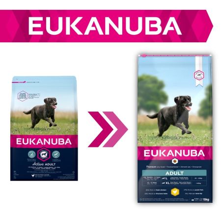 Eukanuba Active Adult Large Breed Dog Food Chicken 12kg #2