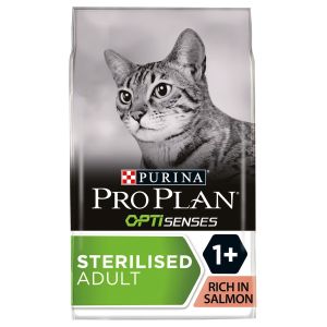 Purina Pro Plan OptiSenses Sterilised Adult Cat Food (Salmon)
