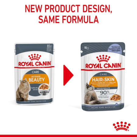 Royal Canin Hair & Skin Care Adult Wet Cat Food in Jelly #3
