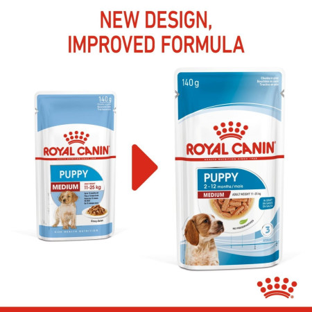 Royal Canin Medium Puppy Wet Food Chunks in Gravy #2