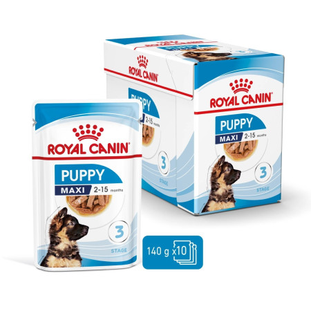 Royal Canin Maxi Puppy Wet Food Chunks in Gravy #3